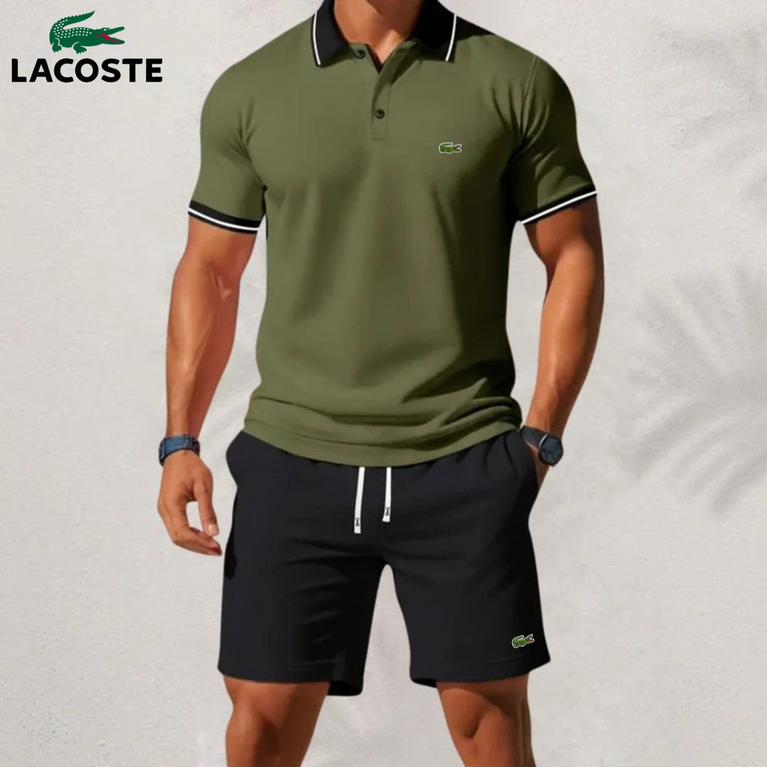 Polo shirt and shorts