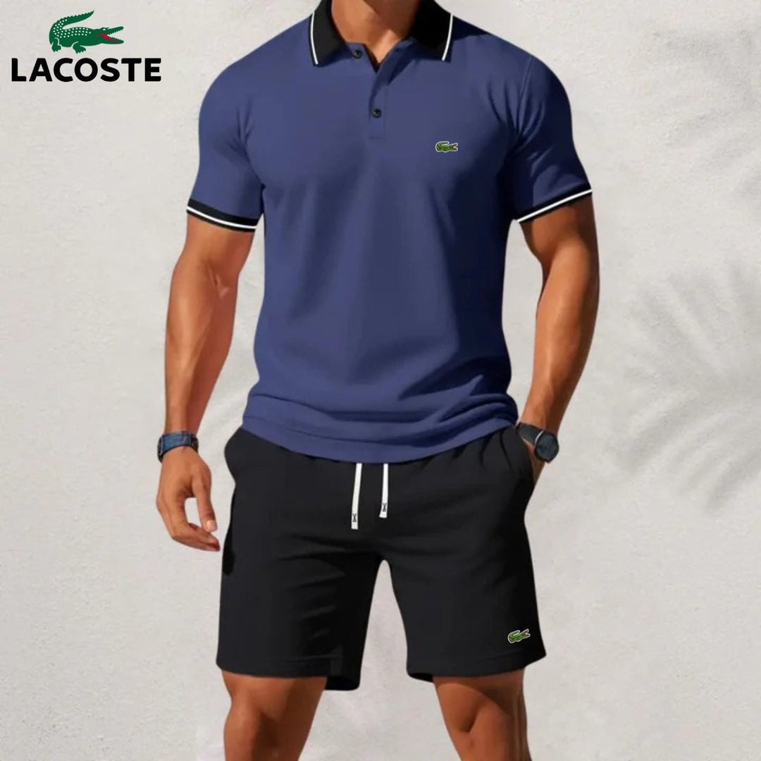 Polo shirt and shorts