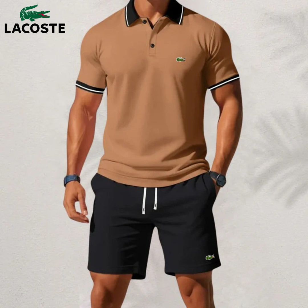 Polo shirt and shorts