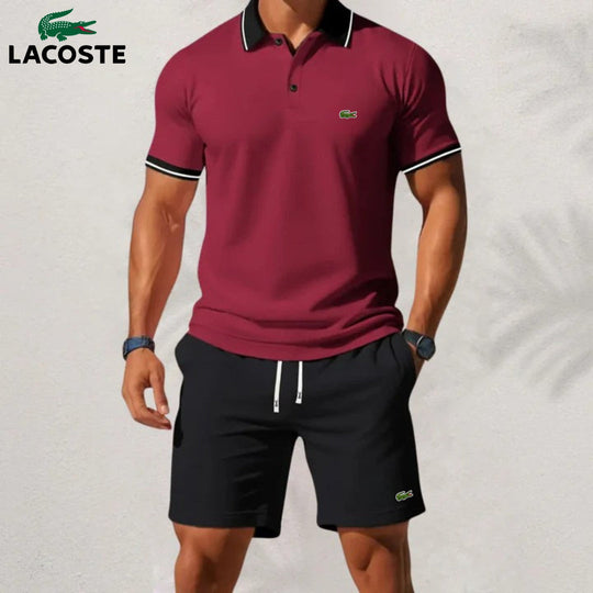 Polo shirt and shorts